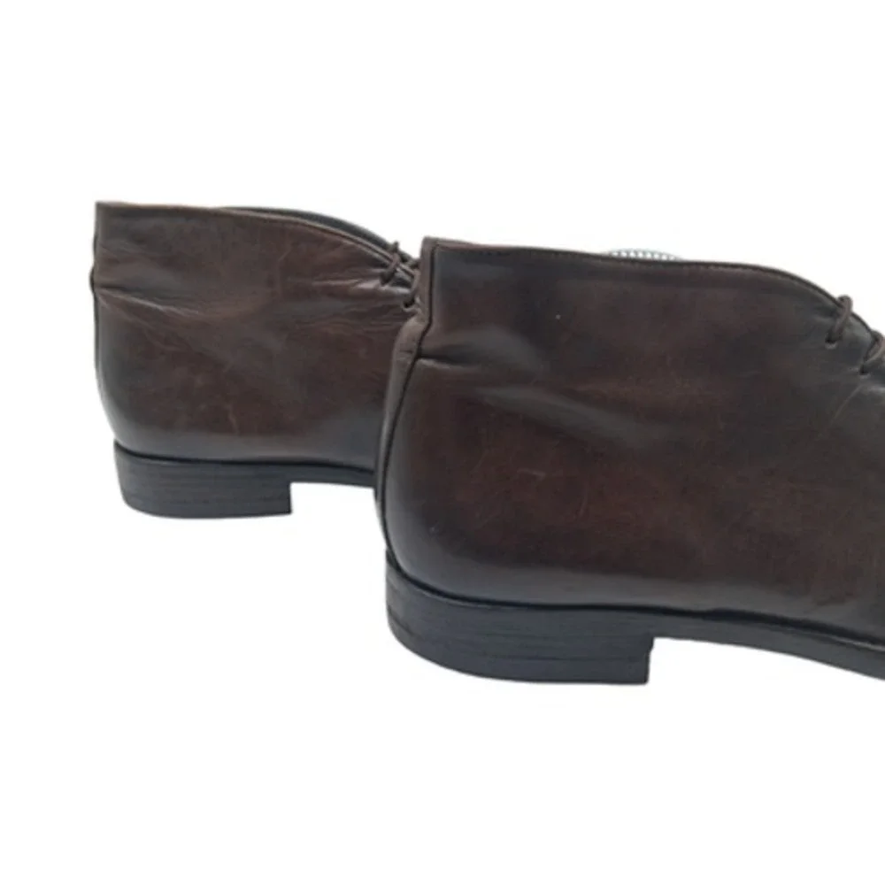 To Boot New York Boots Mens Size 7.5 Brown Leather Chukka Ankle Vibram